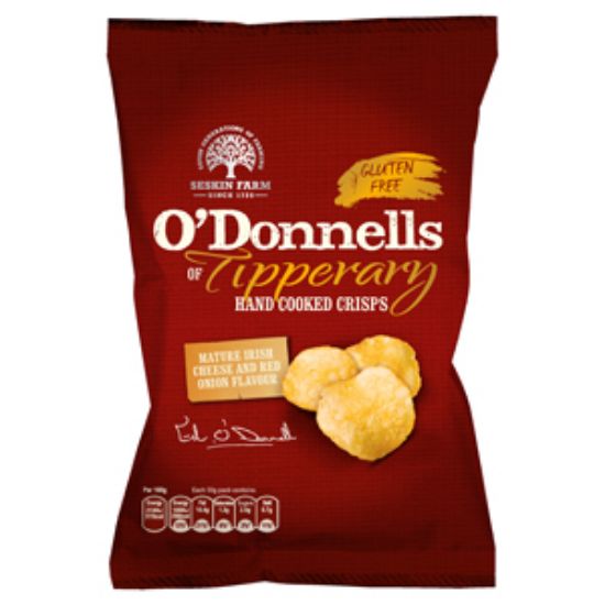 Picture of ODonnells  Large Cheese & Onion GF 125g x12